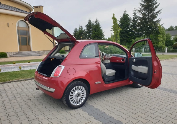 Fiat 500 cena 21900 przebieg: 110759, rok produkcji 2010 z Rzeszów małe 742